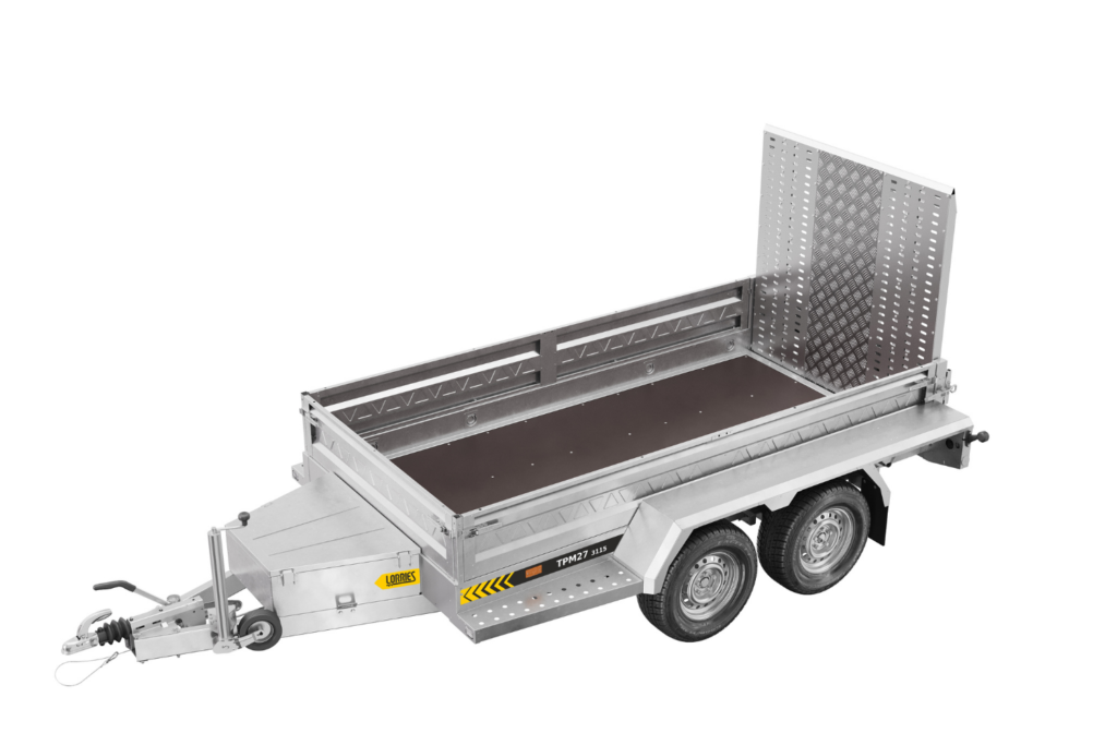 TPM construction trailer with full sides