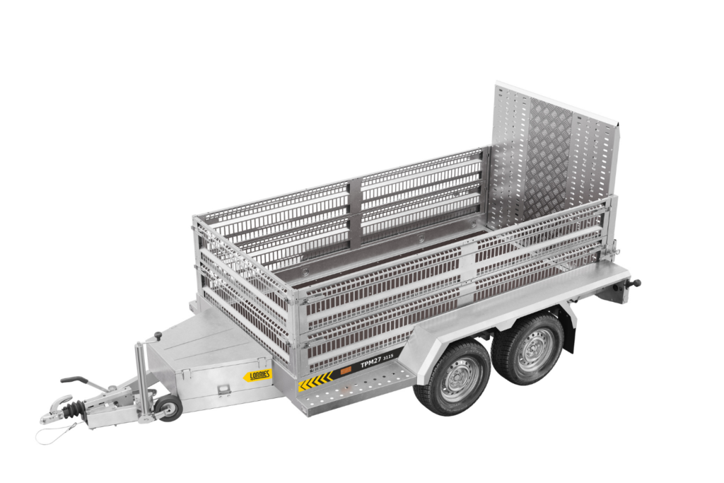 TPM construction trailer with double perforated sides