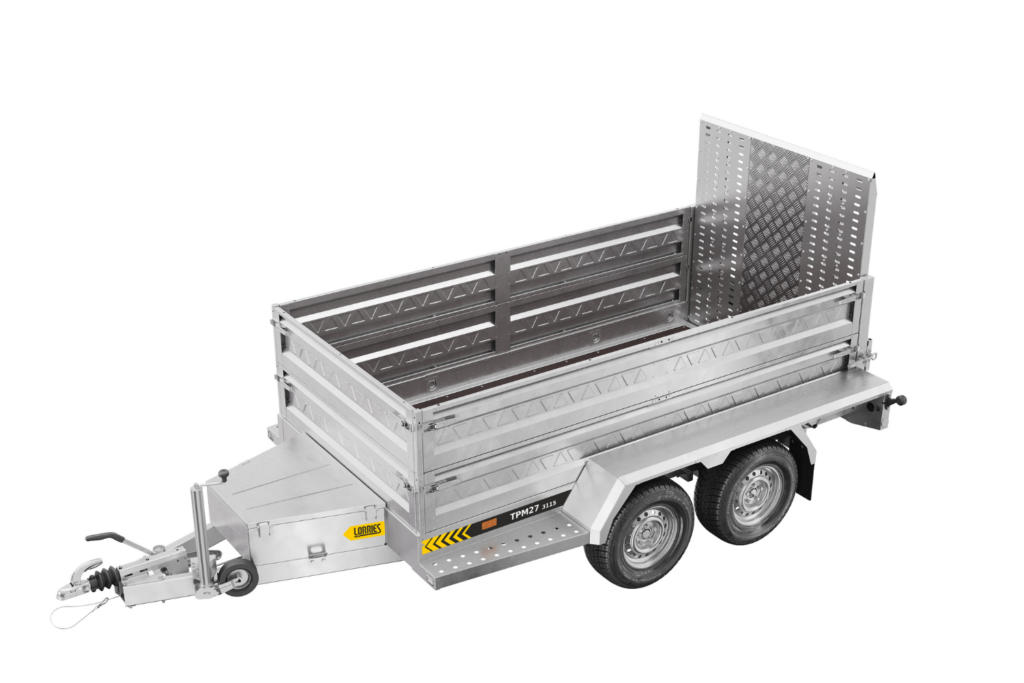 TPM construction trailer with double solid sides