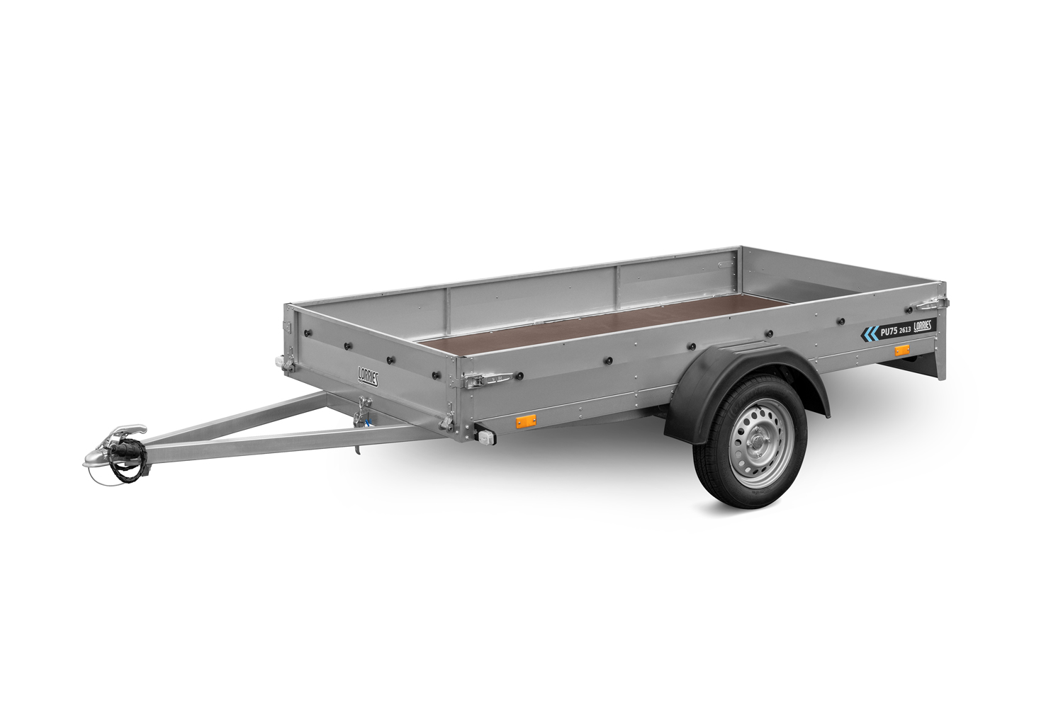 modern flatbed car trailer