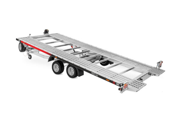 przyczepa laweta LORRIES car transporter trailer Anhänger ze zintegrowanymi najazdami 2700 kg 5m