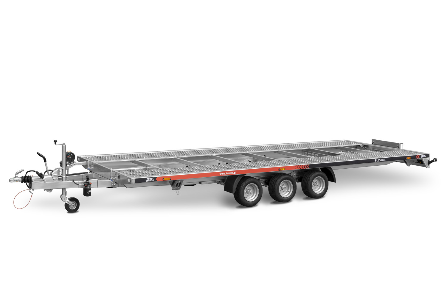 3-axle, three-axle tow truck, three-axle car transporter, 6 meters