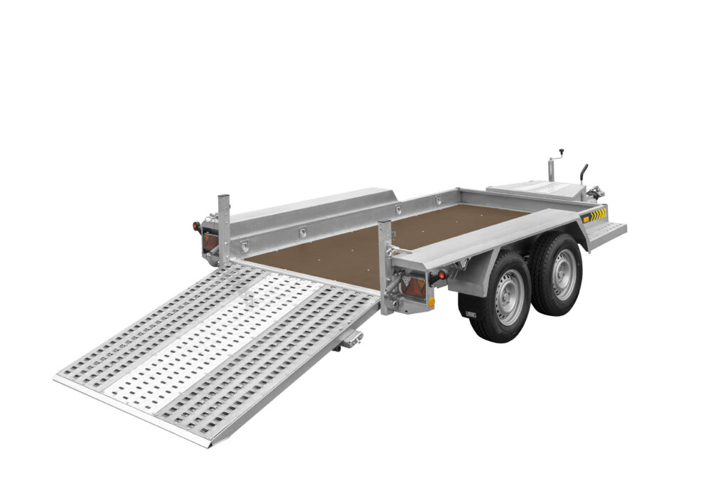 large TPM construction trailer