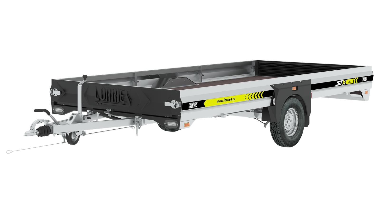 Lorries STX435in-4 flatbed trailer